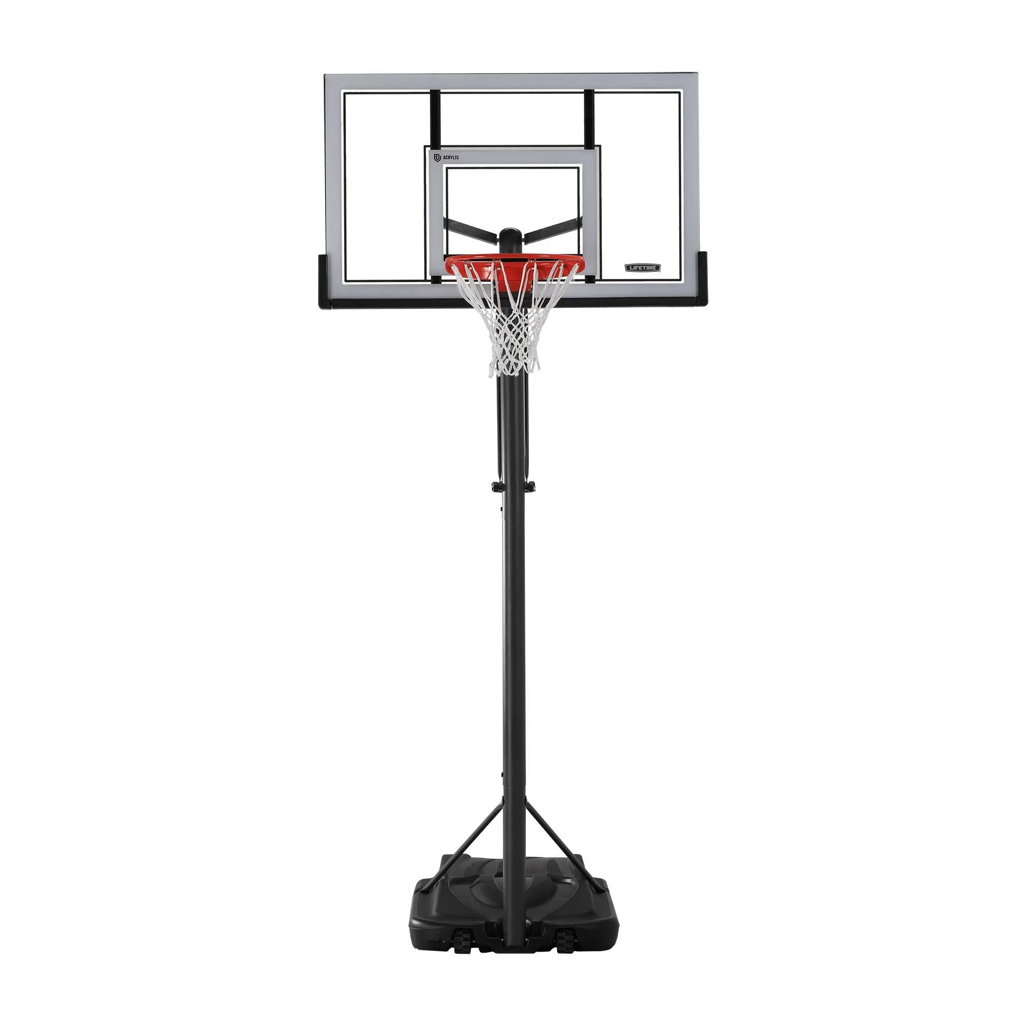 Lifetime Adjustable Portable Basketball Hoop (54-Inch Acrylic) - 71522