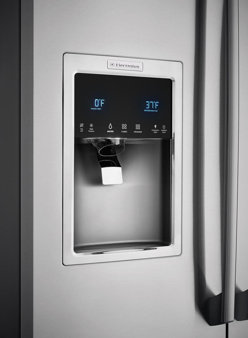 Electrolux EI23BC37SS 36" Built In Counter Depth French Door Refrigerator with 21.64 cu. ft. Total Capacity, 4 Glass Shelves, 5.36 cu. ft. Freezer Capacity, in Stainless Steel