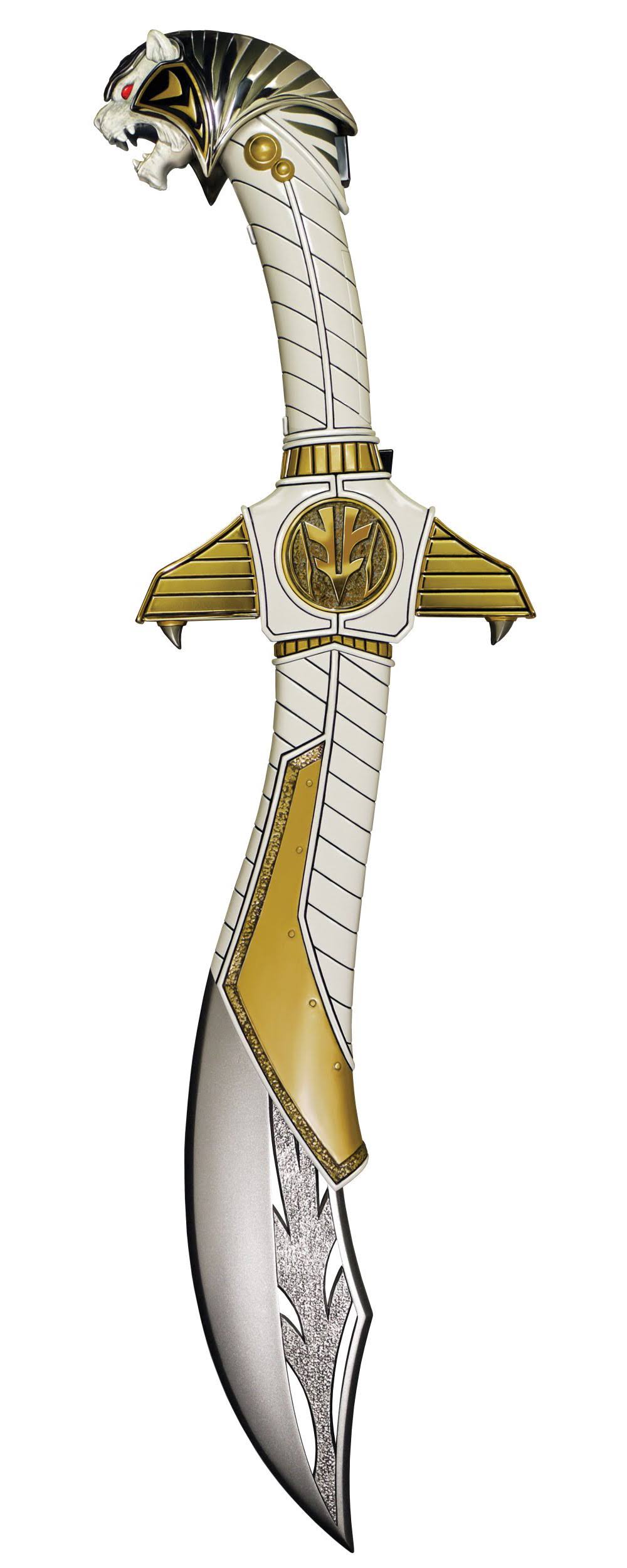 Mighty Morphin Power Rangers White Ranger Legacy Saba Die-Cast Sword