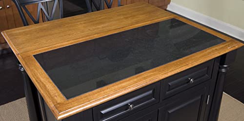 Monarch Black/Distressed Oak Kitchen Island by Home Styles