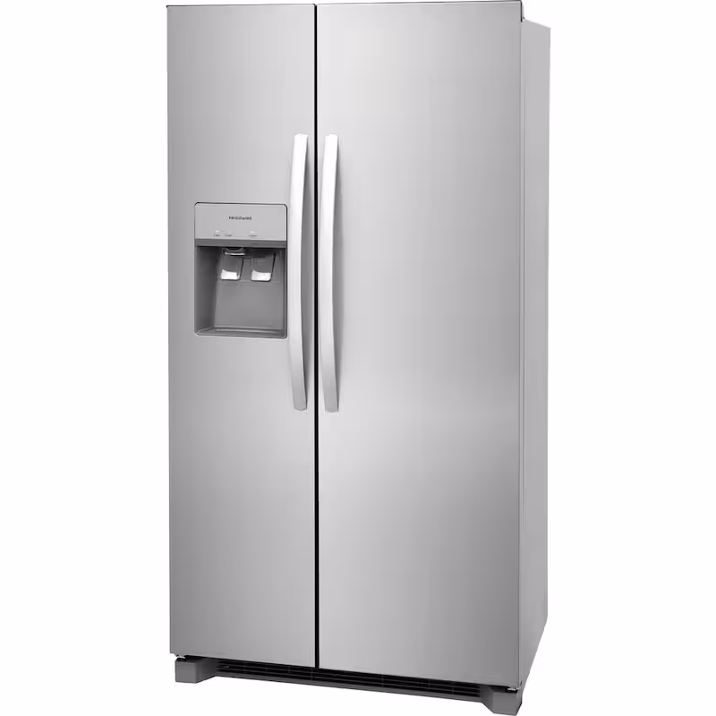 36.1 in. 22.3 cu. ft. Counter Depth Side-by-Side Refrigerator in Stainless Steel