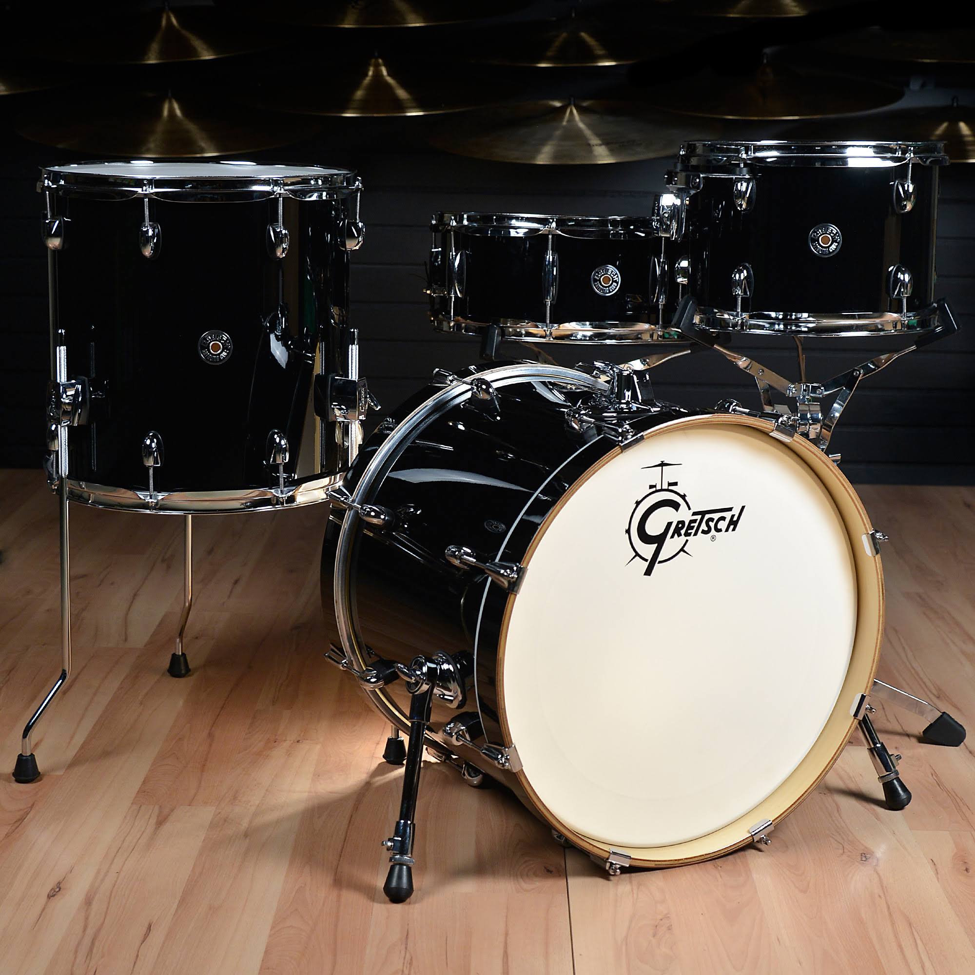 Gretsch Catalina Club 4-piece Drum Kit, Black