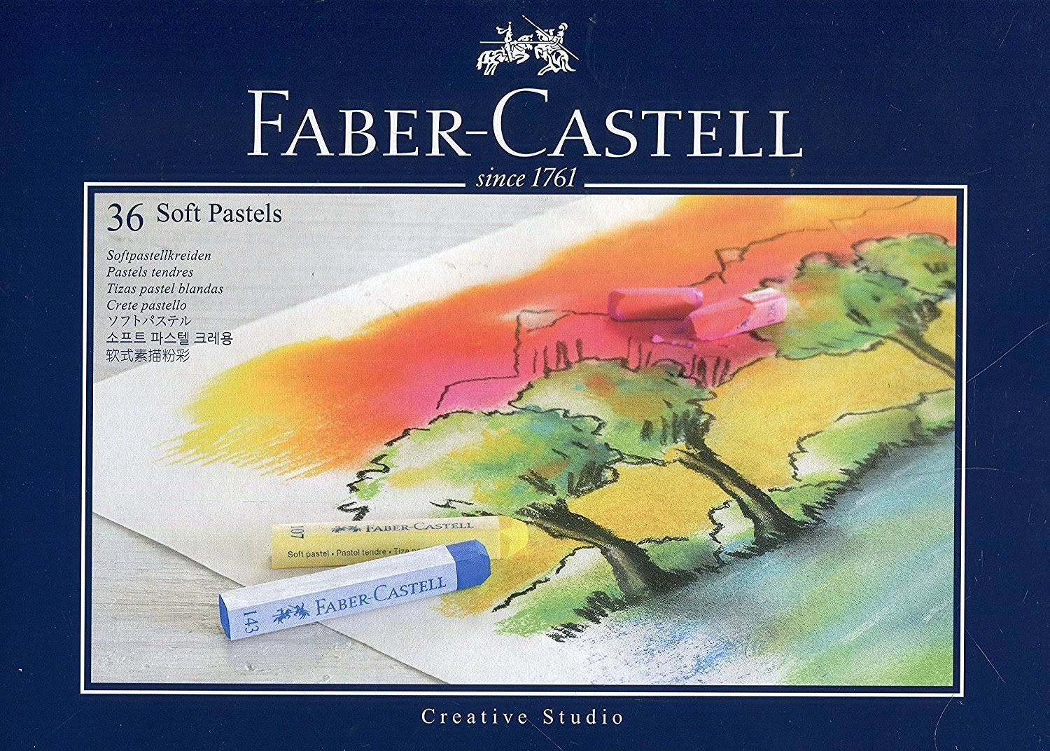 Faber-Castell Full-Length Soft Pastel 36-Color Set