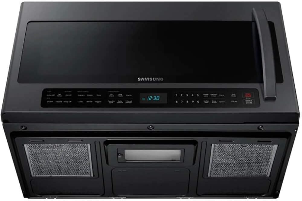 Samsung 2.1 Cu. Ft. Black Stainless Steel Over The Range Microwave