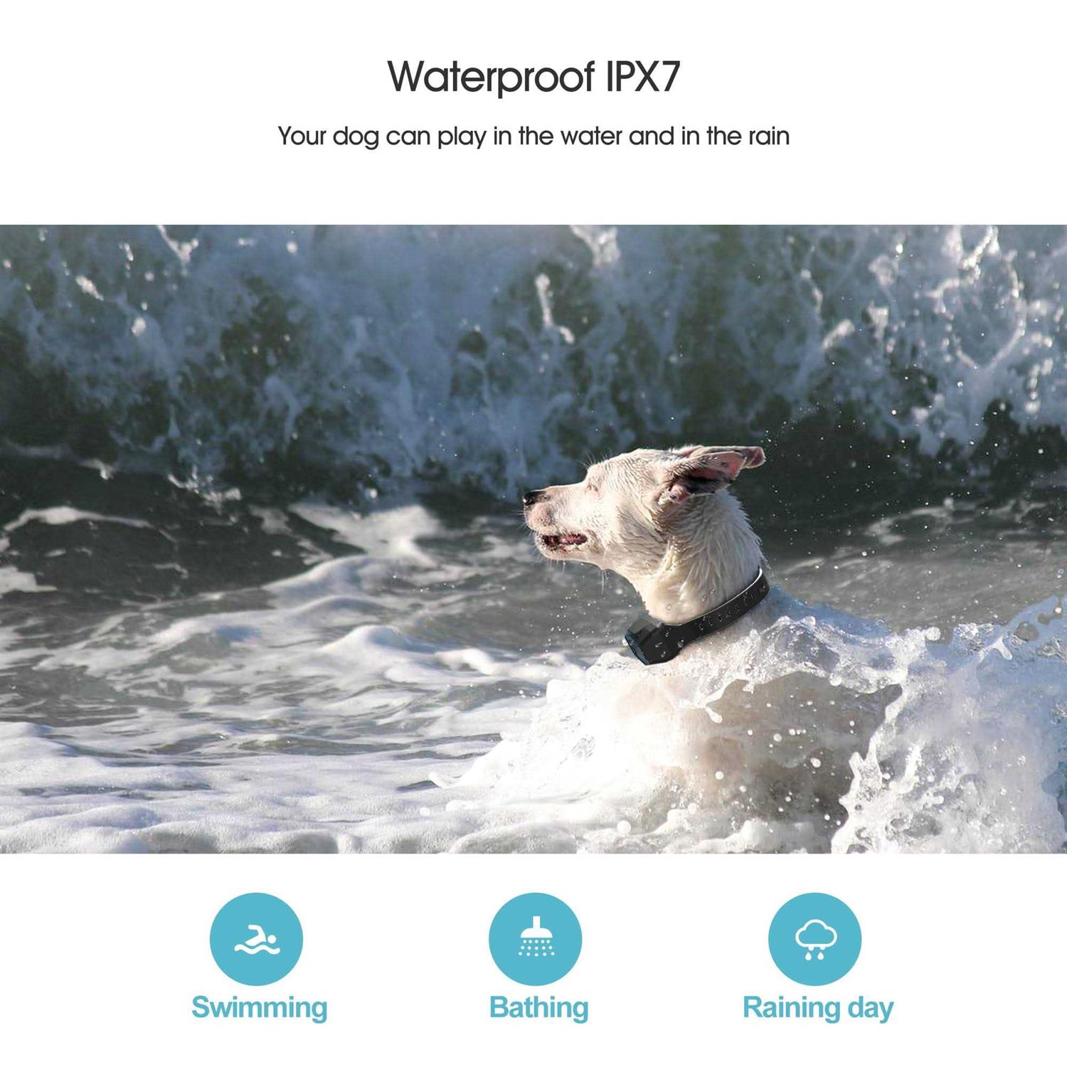 Petdiary F800 GPS Dog Fence System Outdoor Wireless GPS Dog Fencing Collar with Beep Vibration Static Shock - Pet Supplies online store