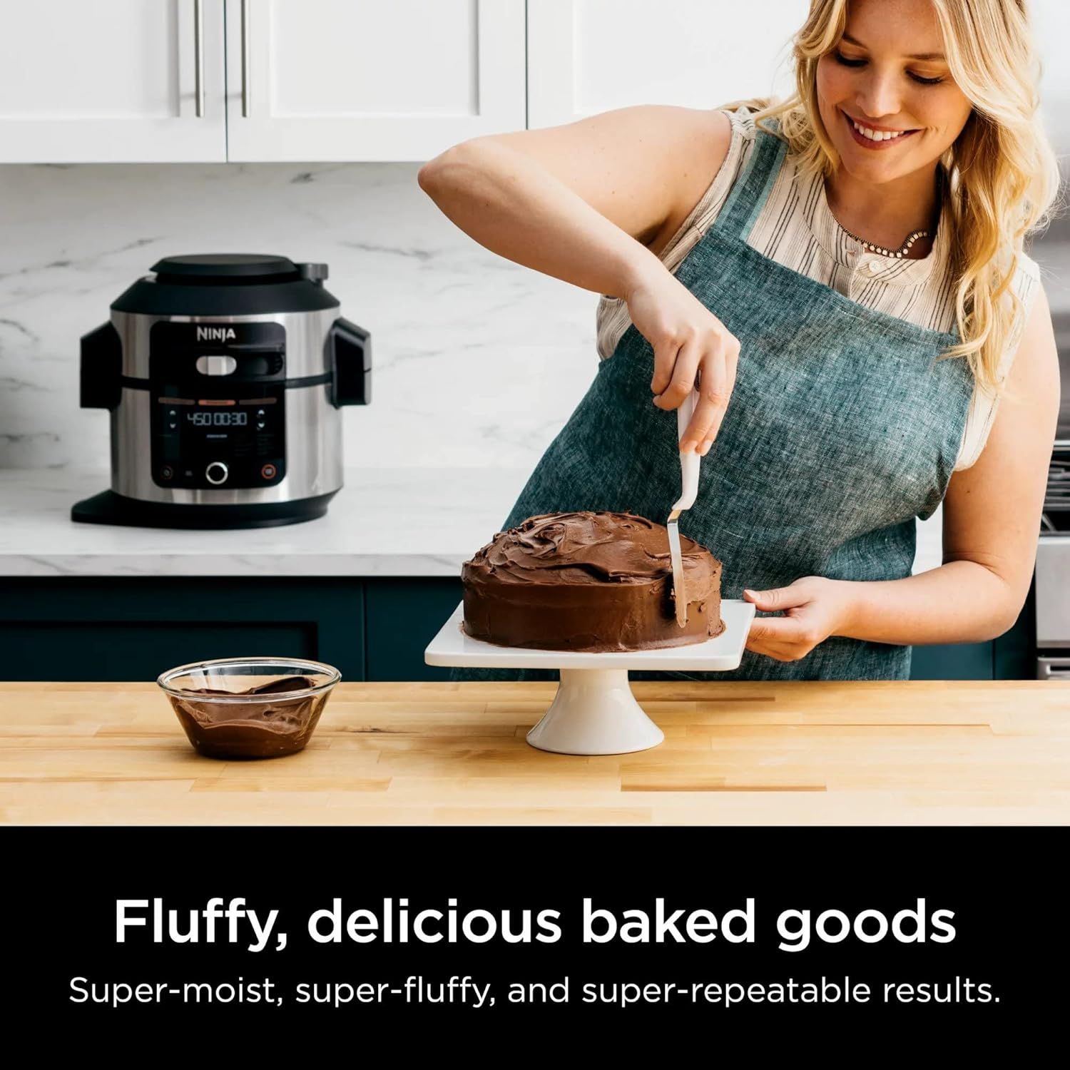 Ninja OL500 Foodi 6.5-qt. Pressure Cooker Steam Fryer with SmartLid, 13-in-1 that Air Fries, Bakes & More, with 2-Layer Capacity, Crisp Basket, Silver/Black (Renewed)