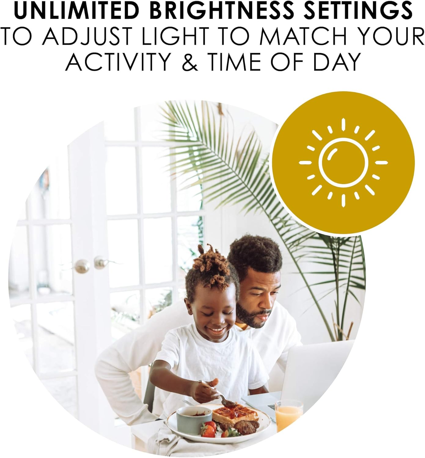 Adesso Compatible with Alexa Smart Home Circadian LED Floorchiere with Smart Switch, with Echo Dot (4th gen), A Certified for Humans Device