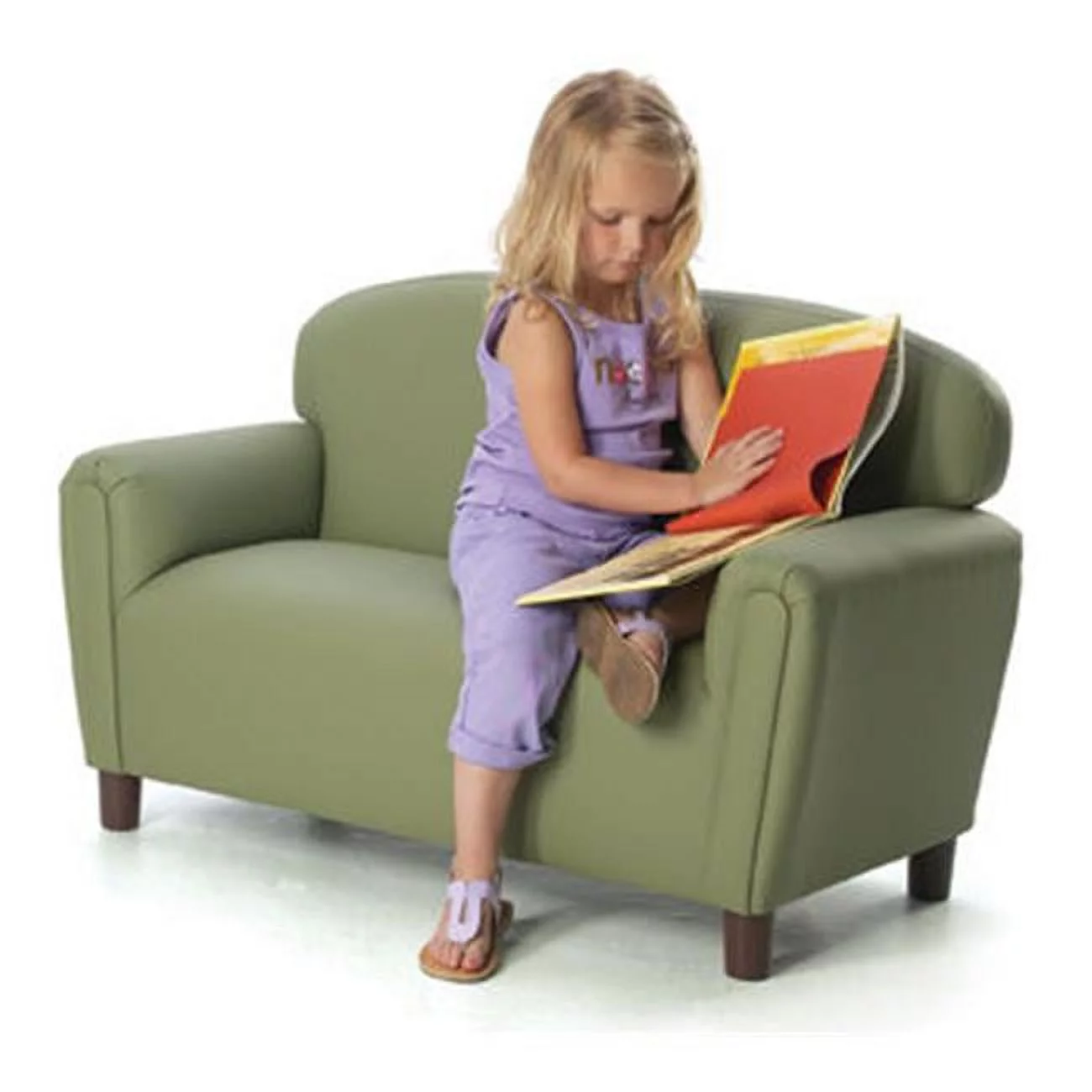 Enviro-Child Upholstery Preschool Sofa - Sage
