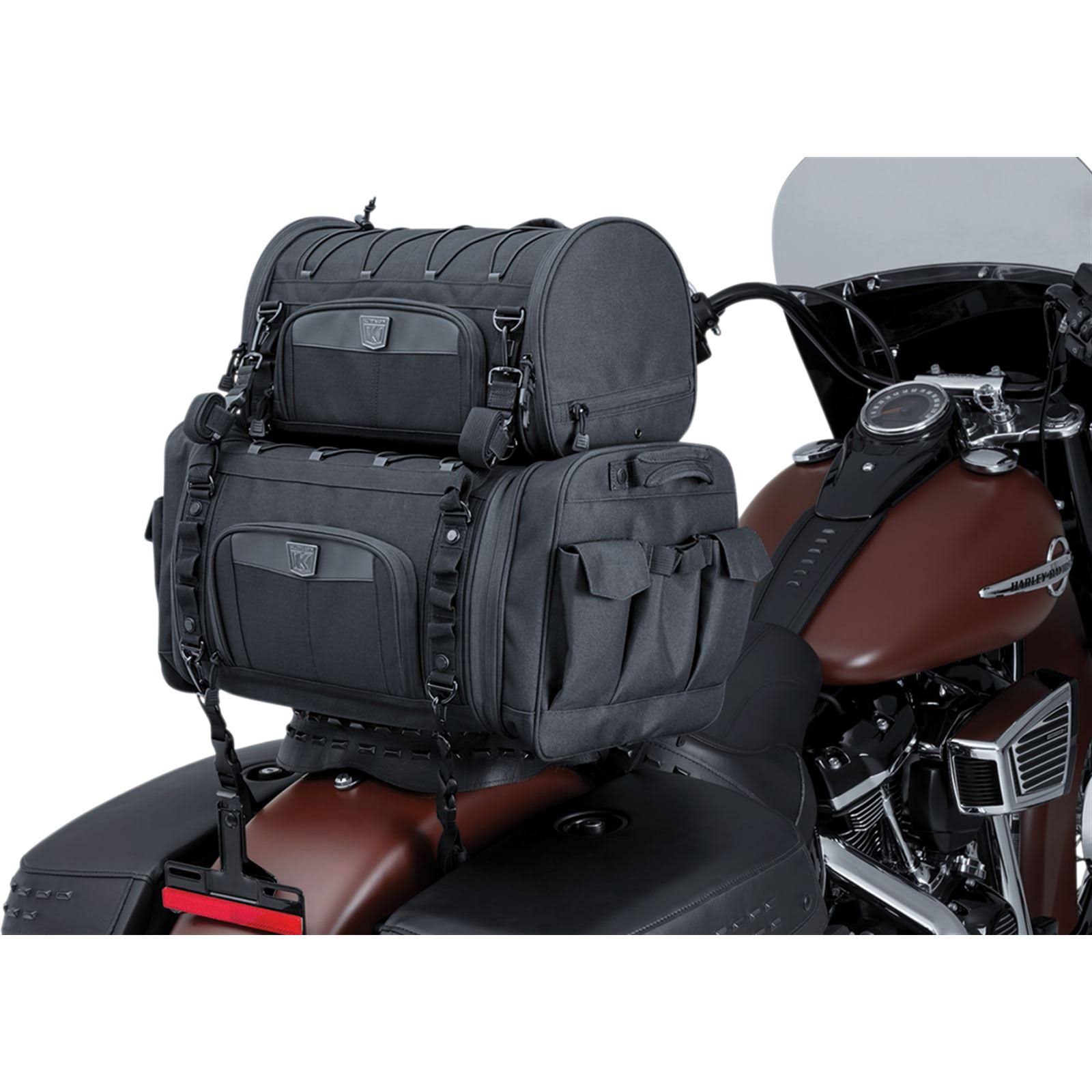 Kuryakyn 5213 Momentum Rambler Roll Bag - Black