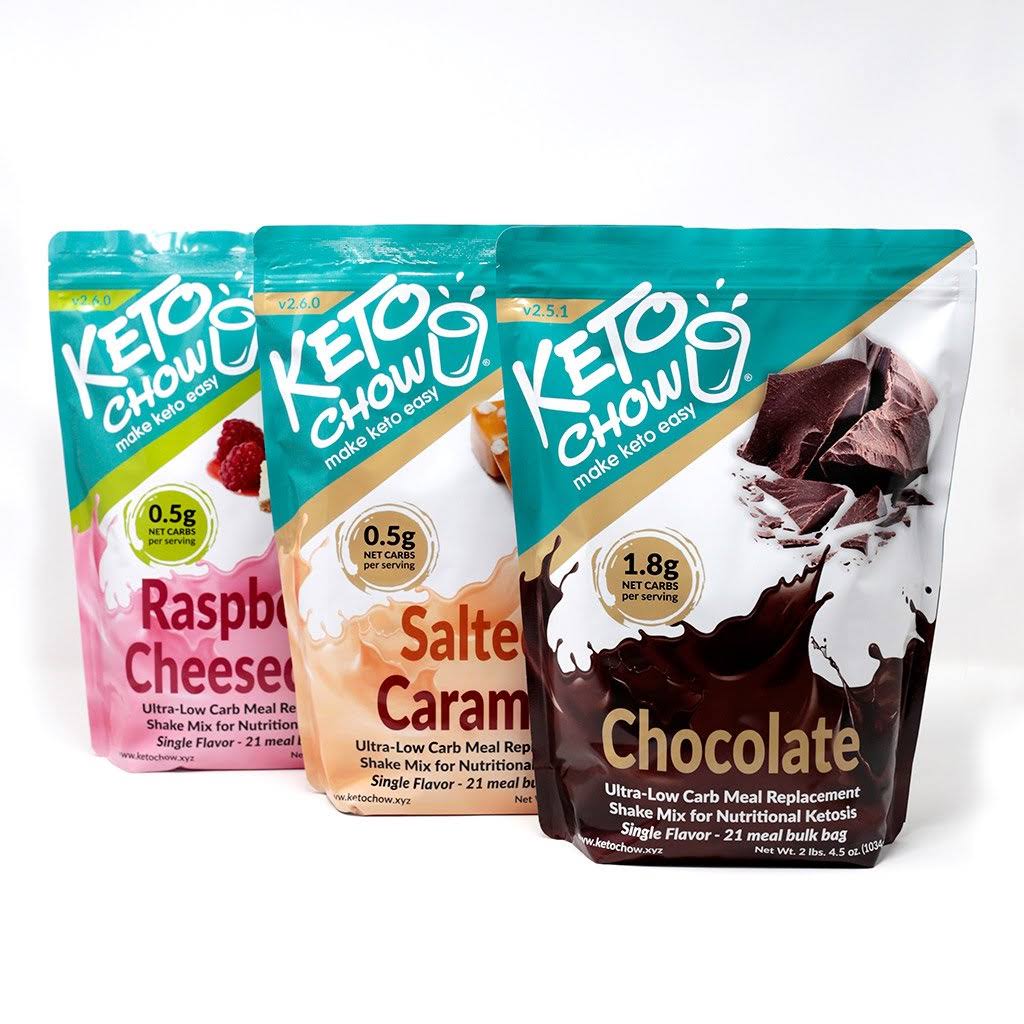 Keto Chow 21 Meal | Keto Meal Replacement Shakes Eggnog