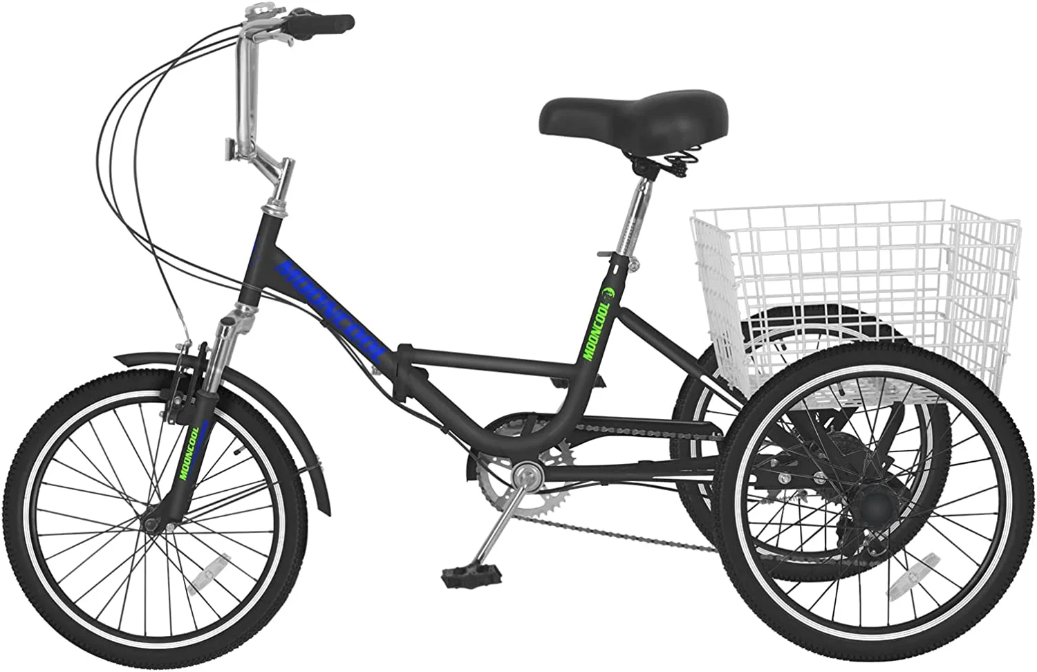 ABORON Adult Folding Tricycles, 7 Speed Folding Adult Trikes, 26 Inch 3 Wheel Bikes with Low Step-Through, Foldable Tricycle for Adults, Women, Men, Seniors - Curated Treasures Market
