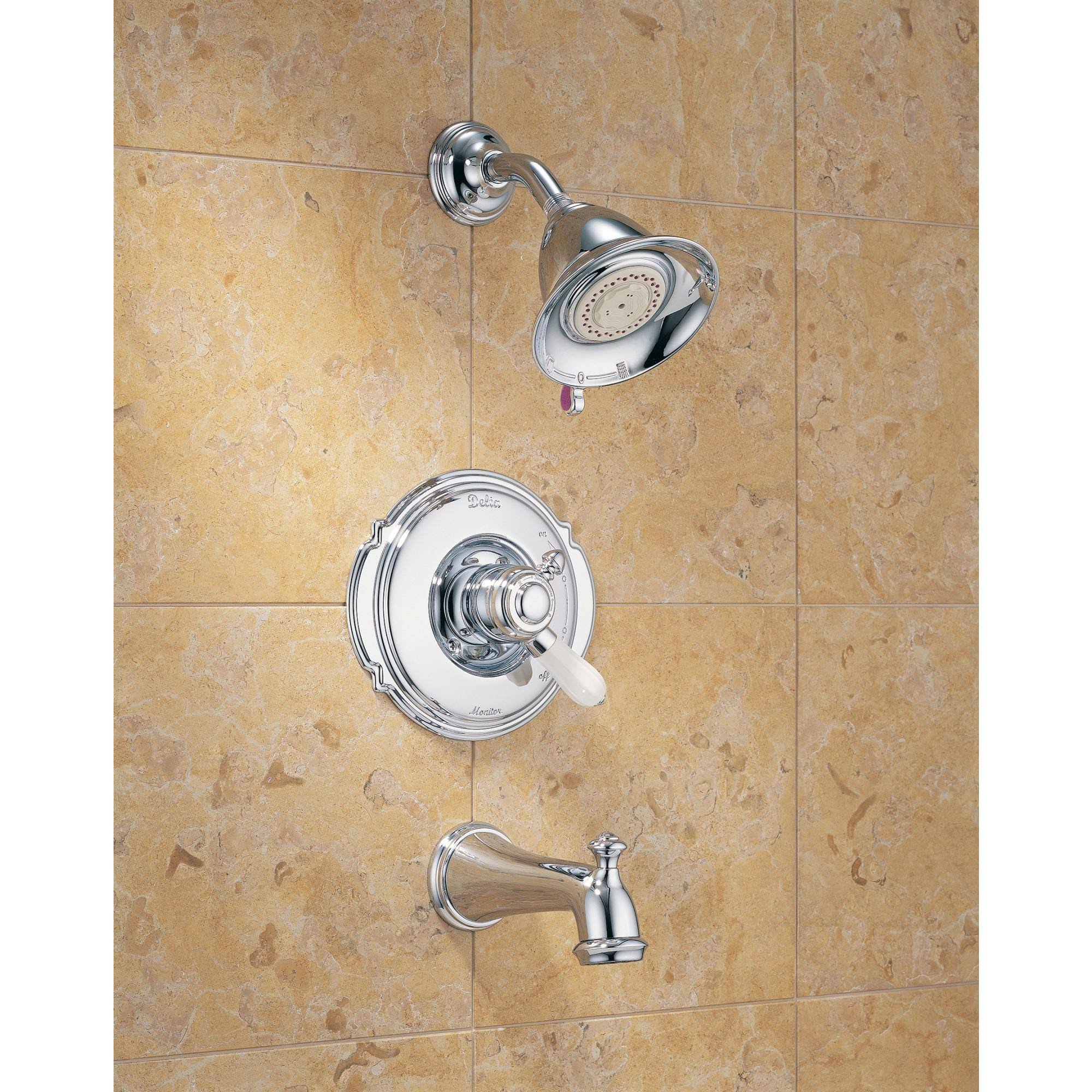 Delta T17455-SS Victorian Monitor 17 Series Tub and Shower Trim Stainless