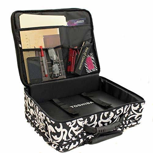 World Traveler Leopard Rolling 17-inch Laptop Business Case