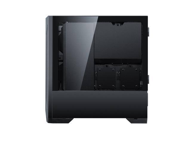 Lian-Li LANCOOL 2 ATX Case with Tempered Glass, Black II - x