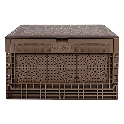 Subpod Compost Bin - Large Outdoor Worm Farm & Aerobic Composting System (33lb) - Smell-Free Food-Scrap Disposal for Healthy Soil - Low-Maintenance Garden Composter for Sustainable Living
