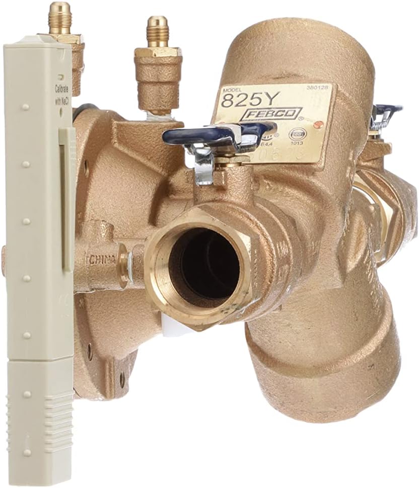 Febco 825EBV 825Y Quarter Turn Reduced Pressure Zone Assembly, 1"
