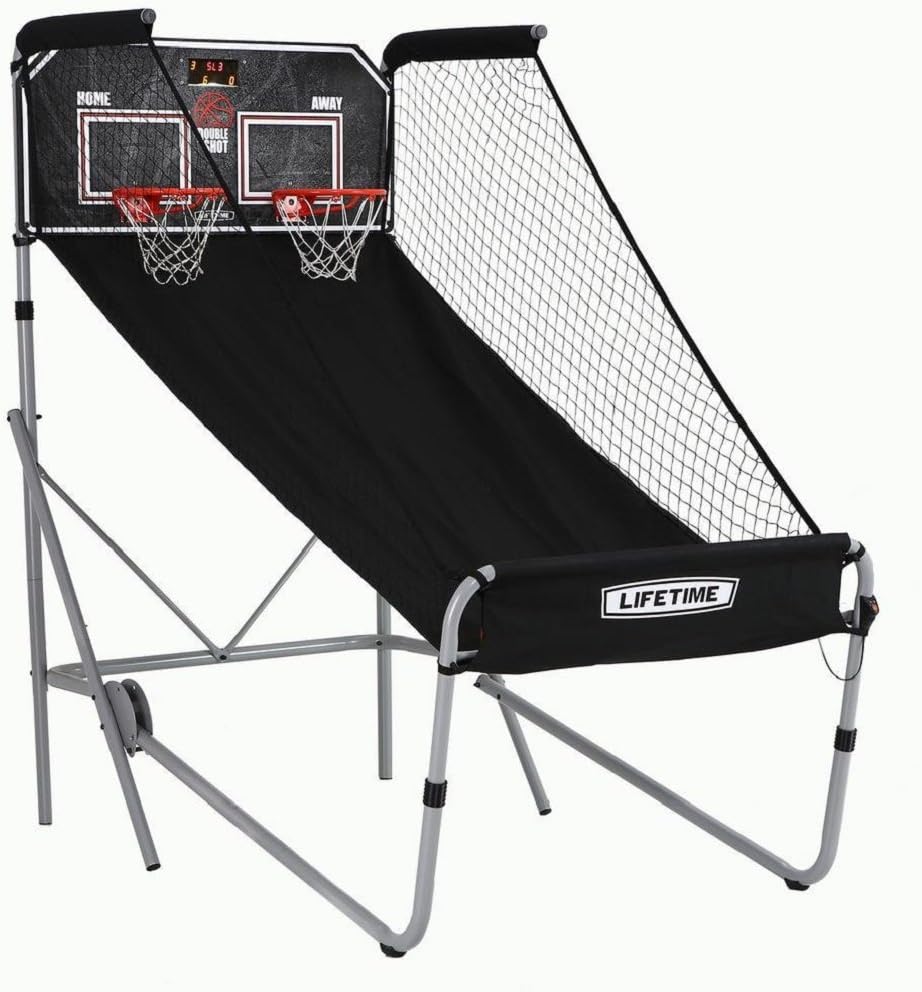 Lifetime 90648 Double Shot Deluxe Indoor Basketball Hoop Arcade Game