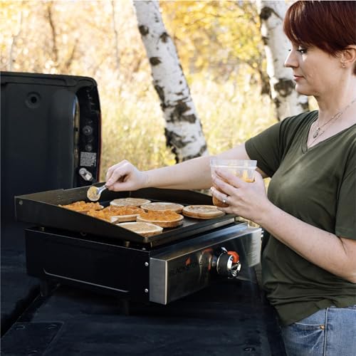 Blackstone Original 17” Tabletop Griddle Propane Gas Portable, Flat Top Griddle Frill Station