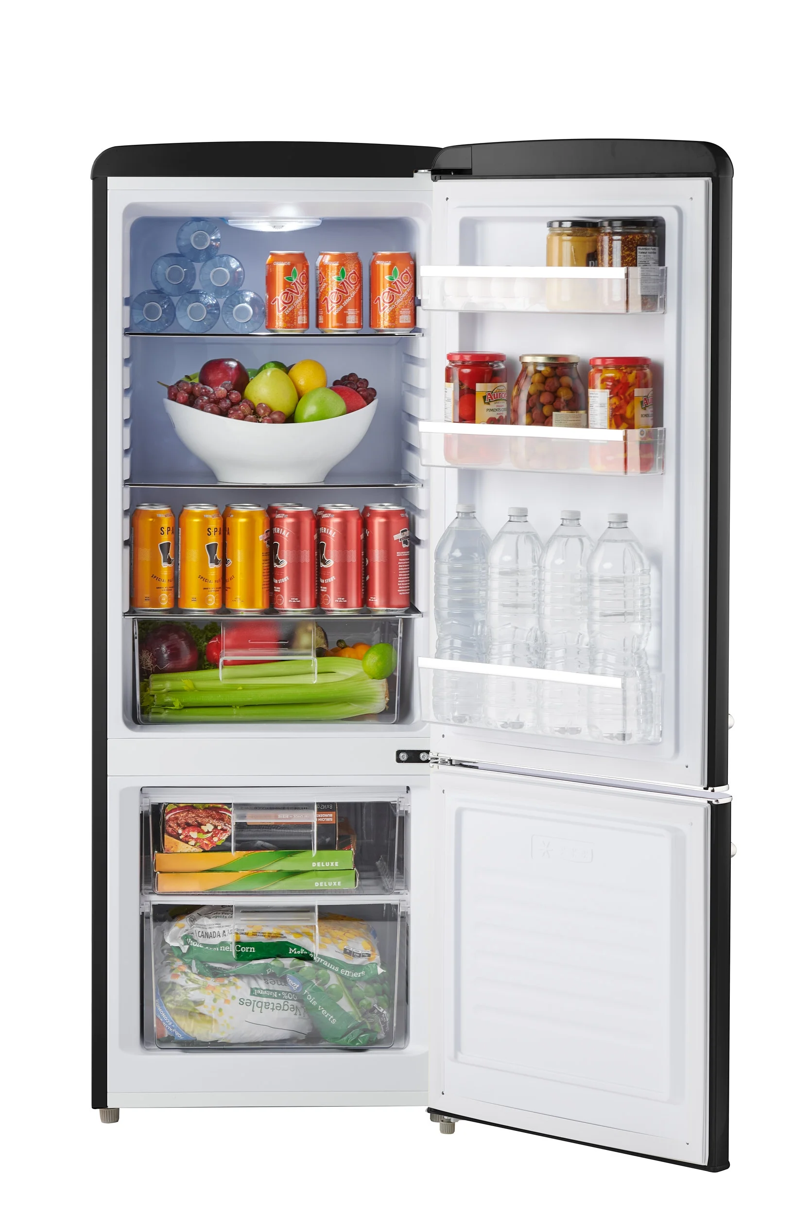 iio 7 cu. ft. Retro refrigerator with bottom freezer