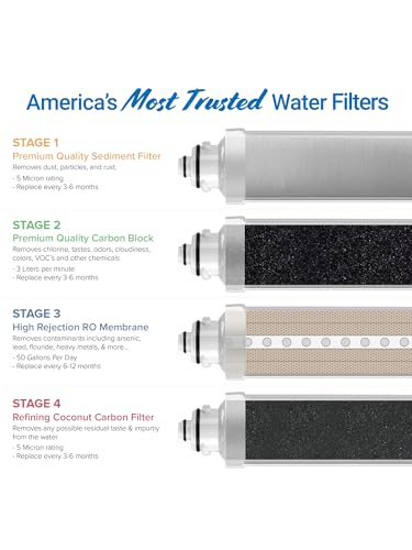 Brio Commercial Grade Bottleless Ultra Safe Reverse Osmosis Drinking Water Filter Water Cooler Dispenser-3 Temperature Settings Hot, Cold & Room Water - UL Approved