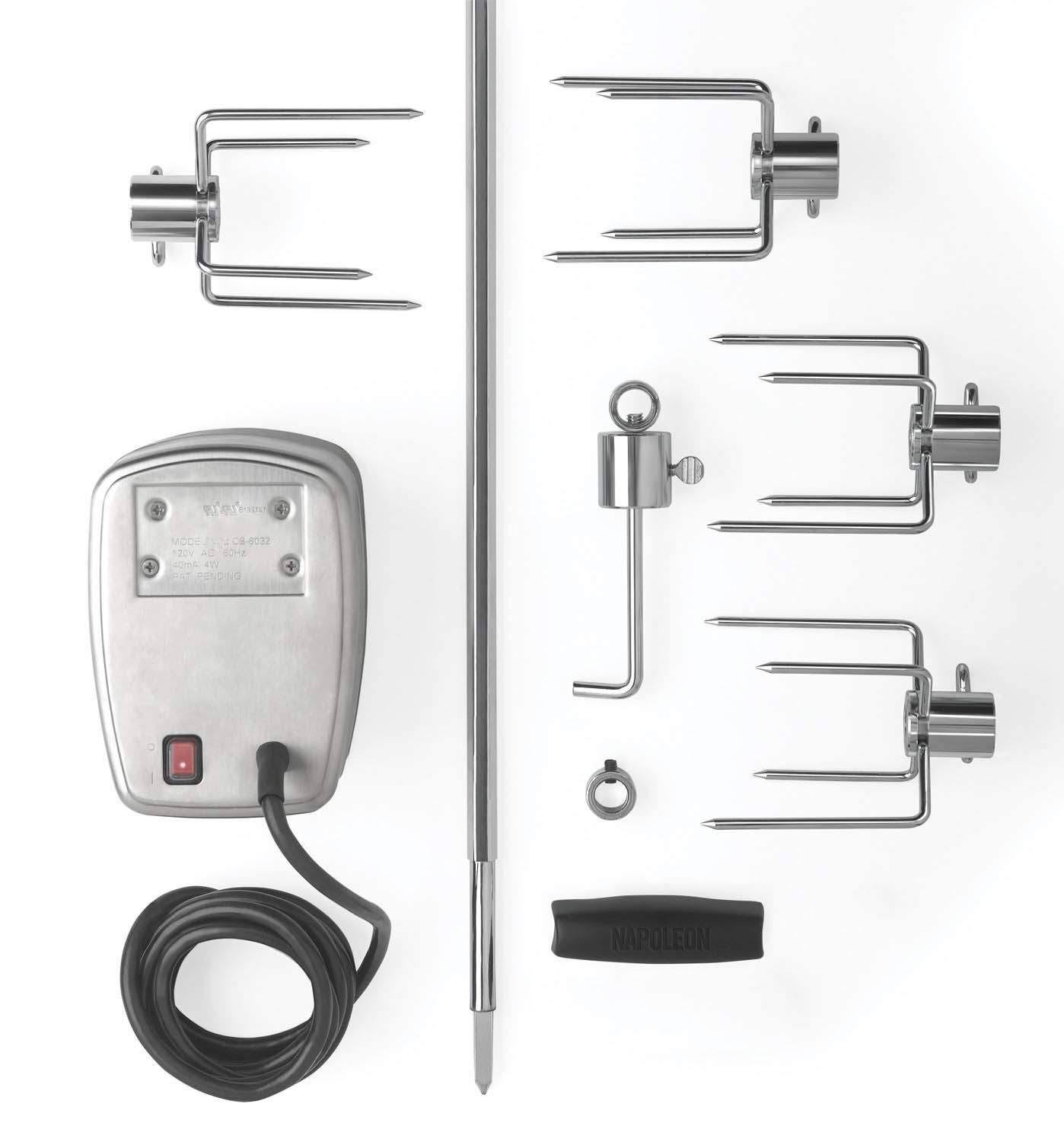 Napoleon 69331 Commercial Grade Rotisserie Kit for Extra Large Grills