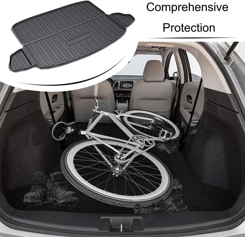 CARORMOKE Cargo Liner Trunk Mat Cargo Tray Black 2021 Compatible with 2017-2020 Honda CRV (Do Not Fit for Trunk with Subwoofer Or Honda CRV Touring)
