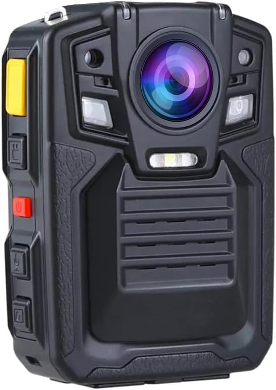 CAMMHD V8-64GB Body Camera 1296P Police Camera with 2 Batteries Working 10 Hours,IP68 Body Camera with Audio and Video Recording Wearable, Night Vision Body Camera Easy to Use
