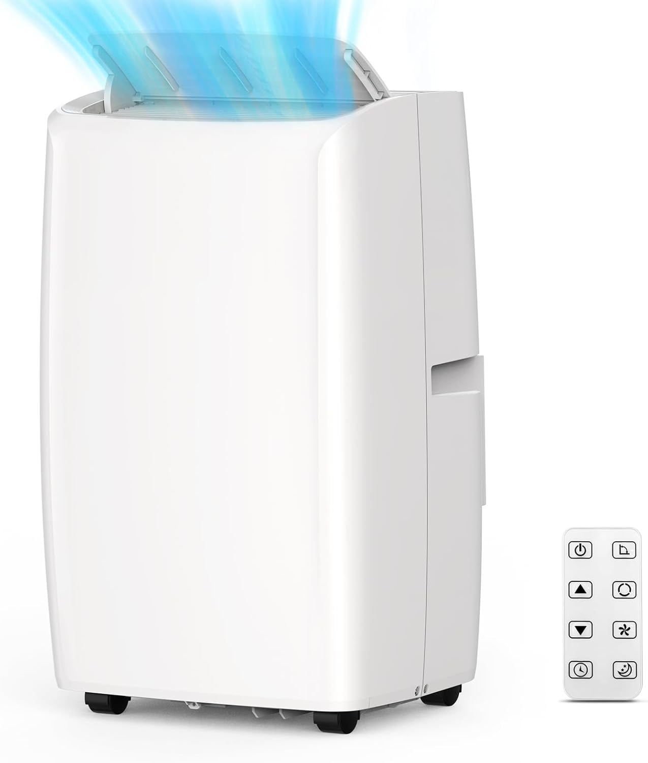 14,000BTU Portable Air Conditioner, Portable AC Unit for Room up to 750 Sq. Ft. Spaces, Portable AC with Remote Control, 3In1 Cool, Fan, Dehumidify Modes, Portable AC Unit for Indoor Room Office