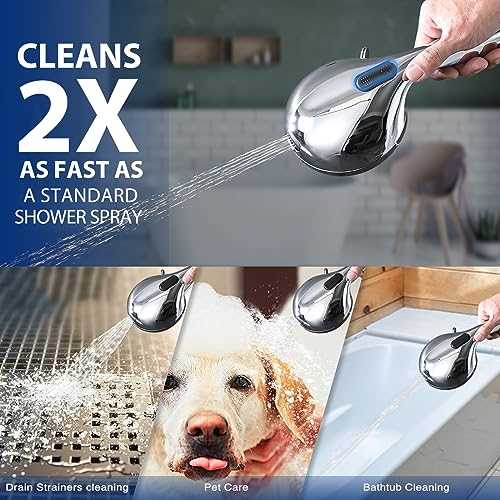 YASINU All Metal Bathtub Faucet with Sprayer 10 Settings, Tub Spout with Diverter Chrome - Shop Hardware Tools Online Store