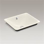 Kohler K-5400-P5-96 Iron Plains Wading Pool Bathroom Sink, Biscuit