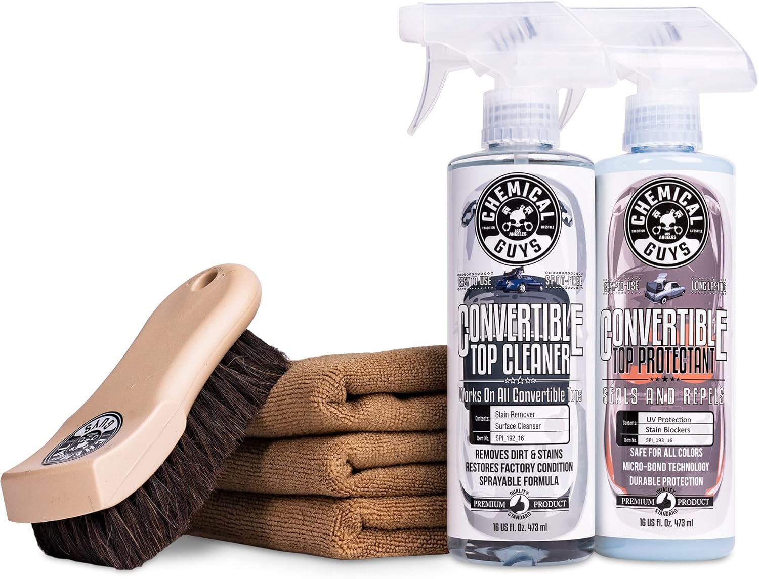 Chemical Guys HOL_995, Ultimate Convertible Top Care Kit,6 Items Pack of 2