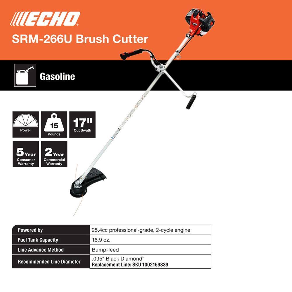 Echo SRM 266U 25.4 CC Brushcutter