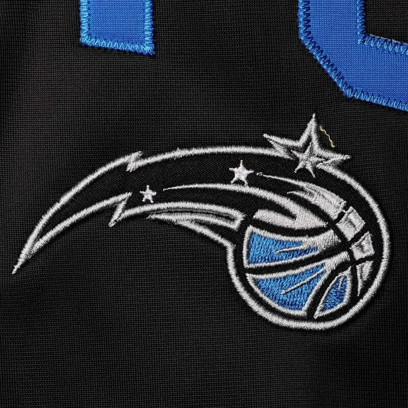 G-III Sports by Carl Banks Orlando Magic Black Post Up Tricot Full-Zip Track Jacket Size: Large