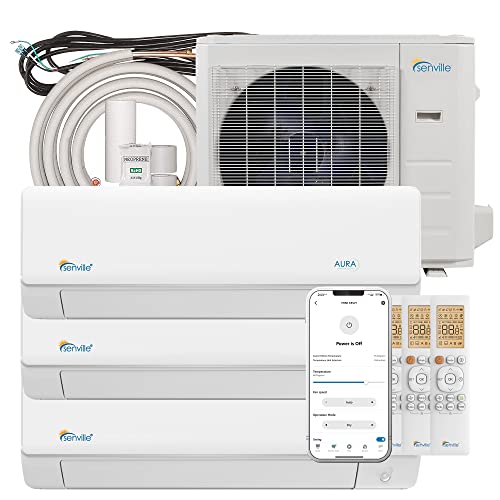 Senville 36000 BTU Multi Zone Mini Split Air Conditioner Cold-Climate Heat Pump
