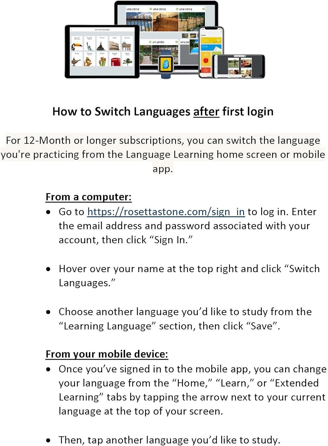 Rosetta Stone Learn Spanish Bonus Pack Bundle| Lifetime Online Access + Grammar Guide + Dictionary Book Set| PC/Mac Keycard