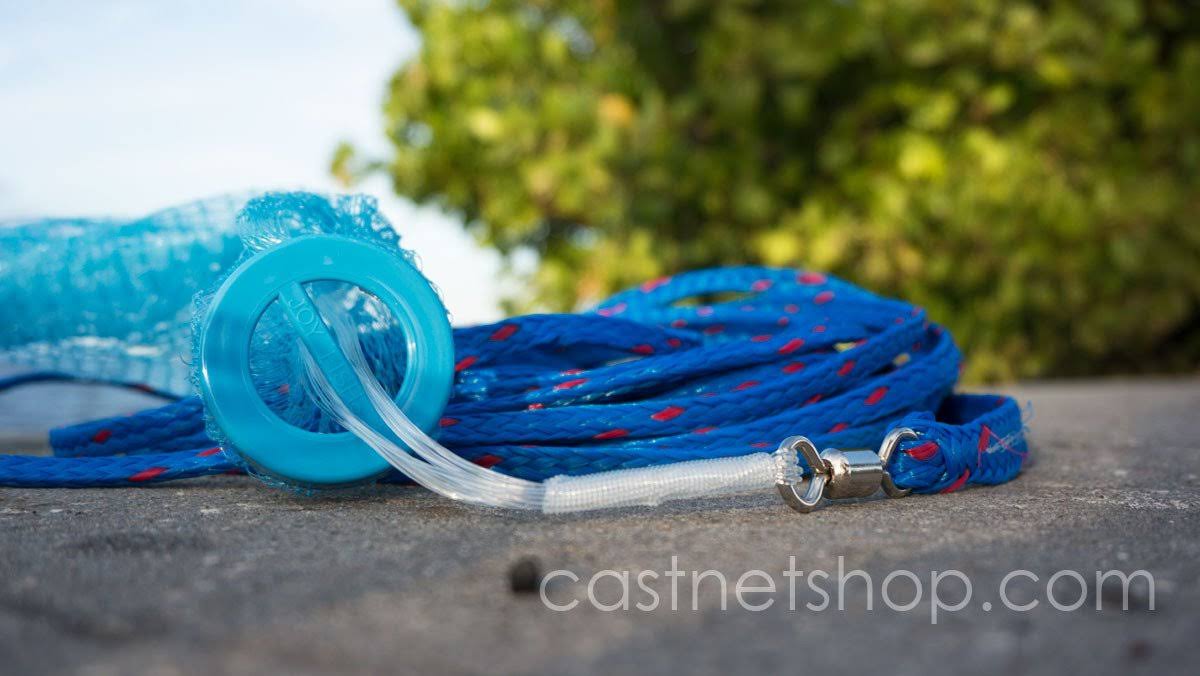 Joy Fish Cast Net - 3/8x22 Sq. Bait Mesh 6 ft