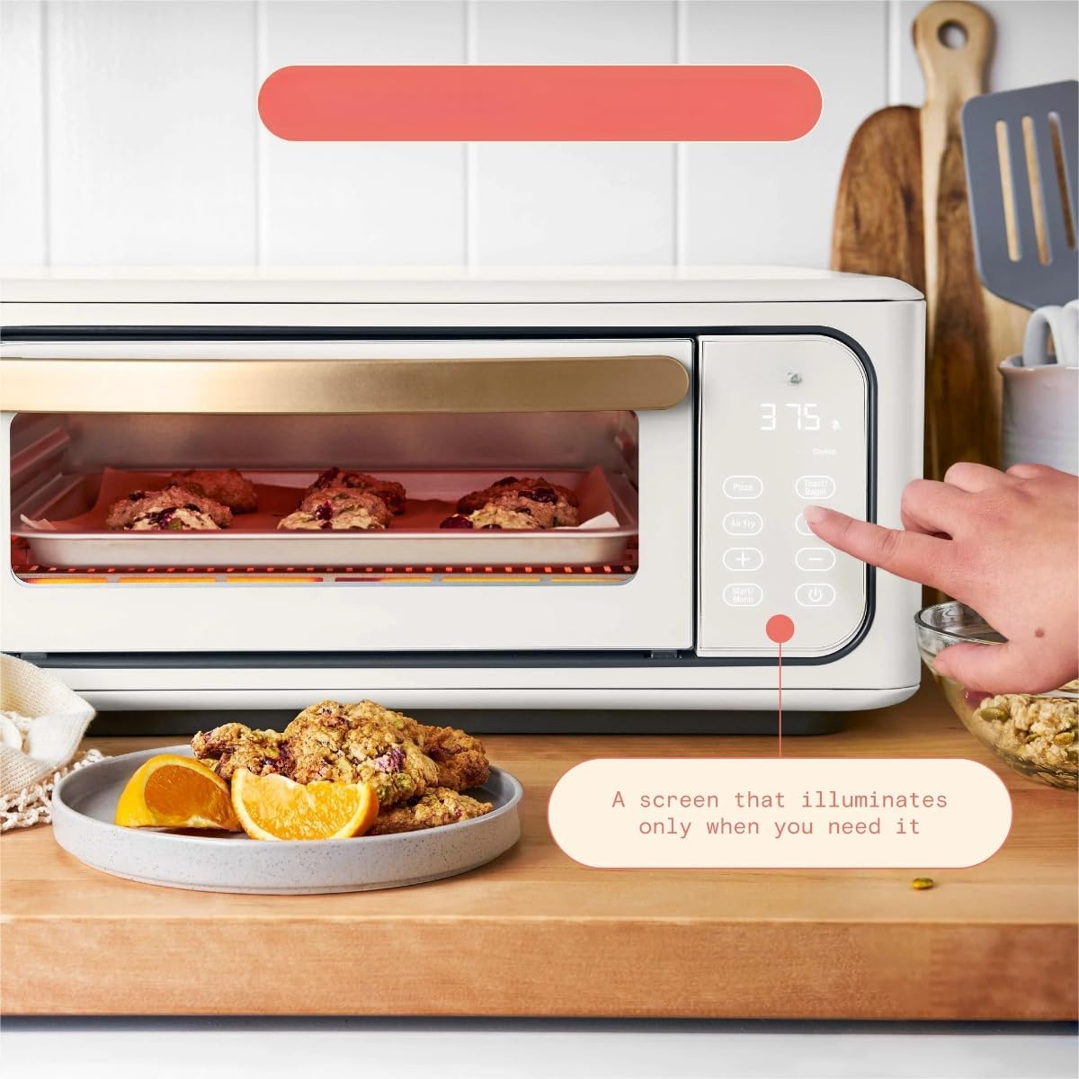 Infrared Air Fry Toaster Oven, 9-Slice, 1800 W, White Icing by Drew Barrymore