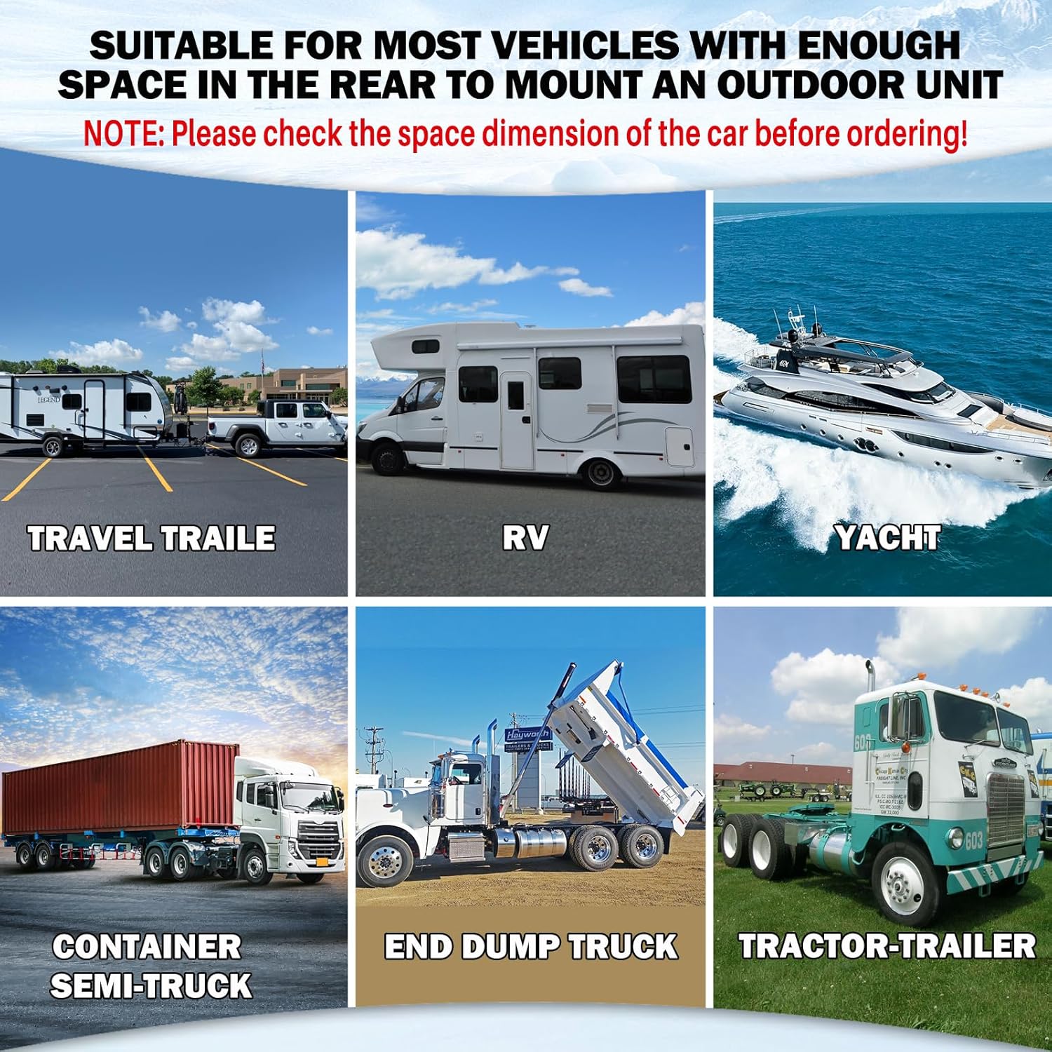 12 Volt DC Air Conditioner 11000BTU Split Electric AC Unit for RV, Truck Parking 12V Air Conditioner 960W Powerful, Quiet Effective Cooling for Semi-Truck, Bus, Camper, Pickup, Motorhome, Trailer