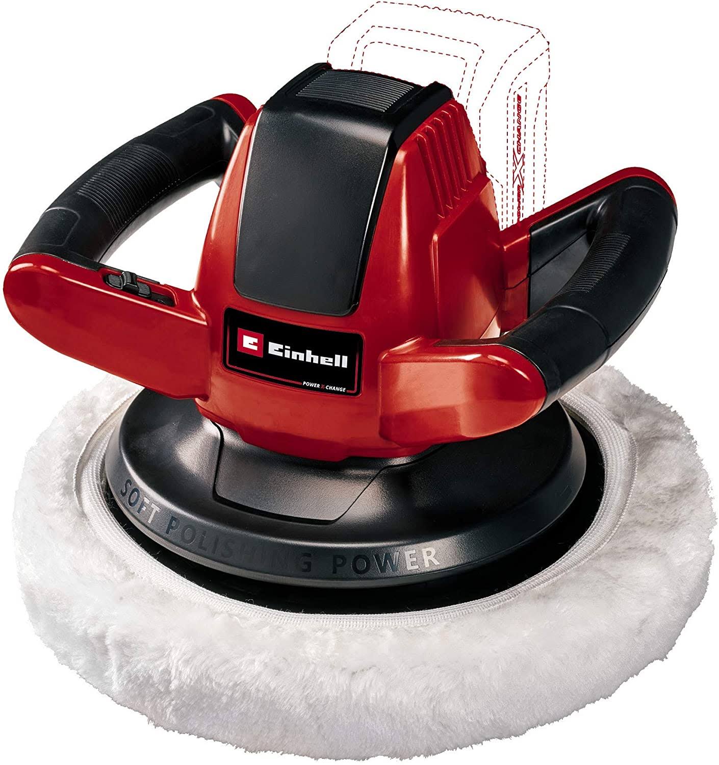 Einhell CE-CB 18/254 Li Solo Power X-Change Cordless Car Buffer/Polisher - Supplied Without Battery u0026 Charger