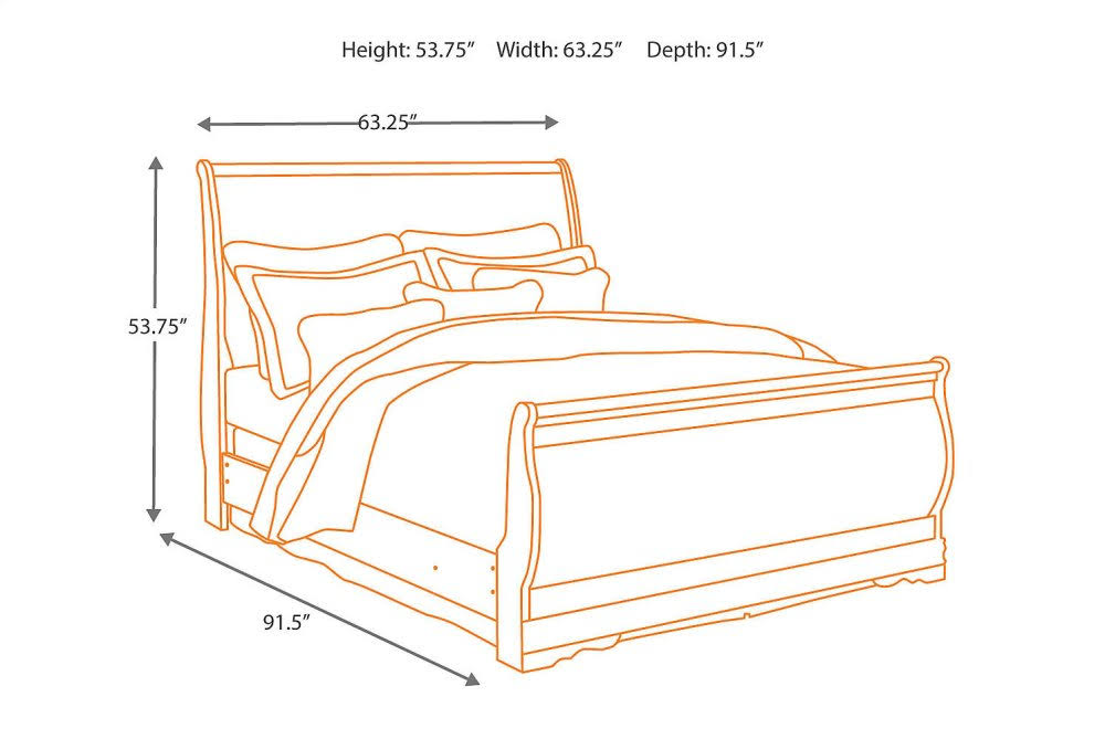 Ashley Wilmington Queen Sleigh Headboard B178-77