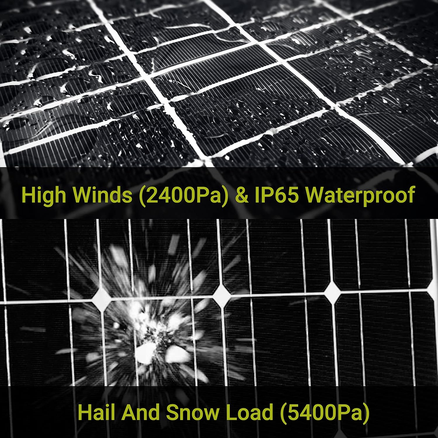 Newpowa 30W(Watt) Solar Panel High-Efficiency Monocrystalline 24V PV Module Designed for 24V Off Grid System, Charge Your 24V Battery of RV, Boat, Camper, Trailer, Gate Opener