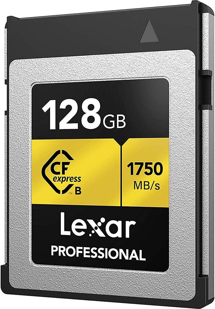 Lexar LCFX10-128CRBNA 128GB Professional CFexpress CFX Type B Memory Card 2 Pack