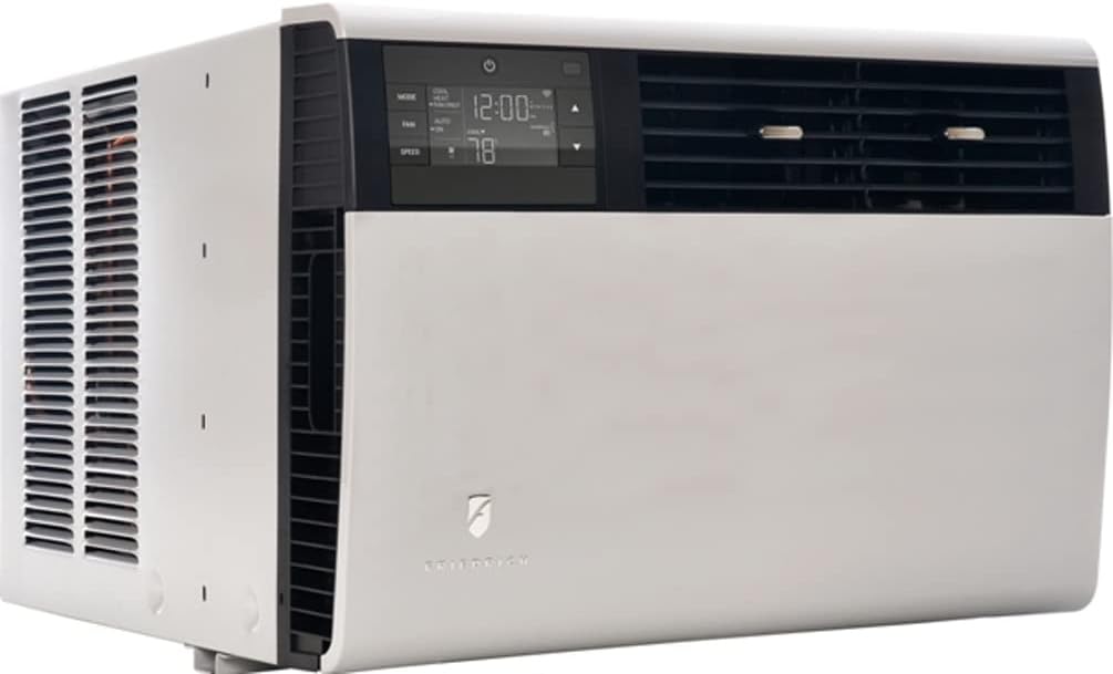Friedrich KCQ08A10A Kuhl Series Smart Window or Wall Air Conditioner with 8000 Cooling BTU, 350 sq. ft. Cooling Area, 200 CFM, 4 Cooling Speed, Remote Control, Wi-Fi Enabled, in Gray