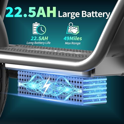 Electric Scooter for Adults, 8.5"/10" Tires, 19/22Mph, 350W/500W Motor, 21-28 Miles Range, Folding E-Scooter with Dual Suspension,APP(V1/SPRO/MAX/PRO)