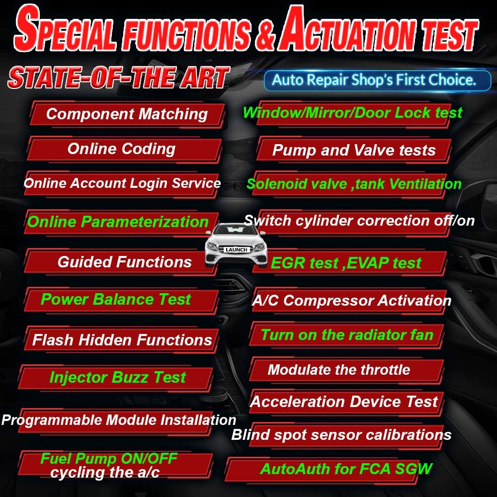 LAUNCH X431 PRO Mini Bi-Directional Scan Tool Full System Scanner,Key Program,31+Service,Variant Coding, Active Test,AutoAuth for FCA SGW,Full Connector Kits, Free Update &Gift [2022 New]