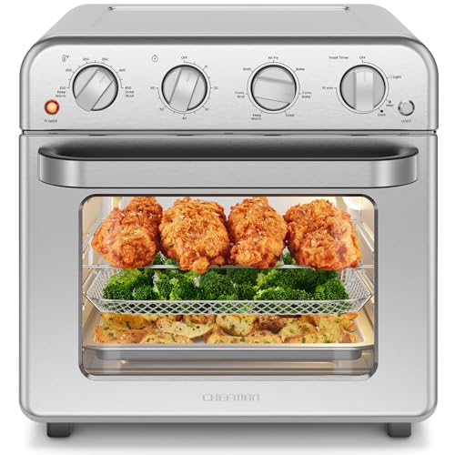 Chefman Air Fryer Toaster Oven Combo, 7-In-1 Convection Oven Countertop