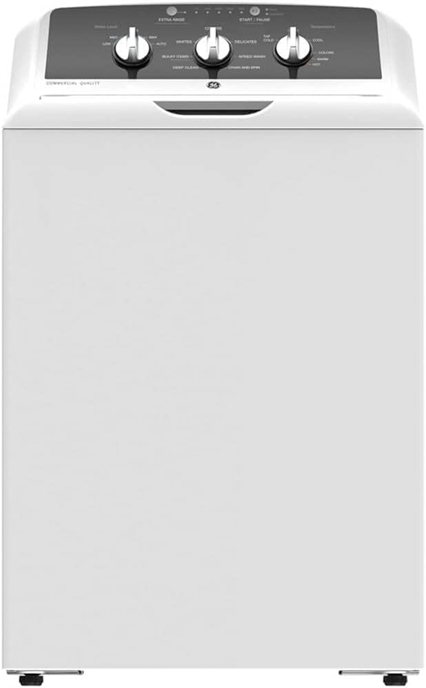 GE GTW525ACPWB 4.2 Cu. Ft. Washer with Stainless Steel Basket