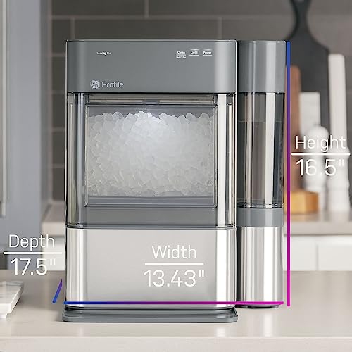 GE Profile Opal 2.0 Countertop Nugget Ice Maker Ice Machine with WiFi Connectivity Smart Home Kitchen Essentials