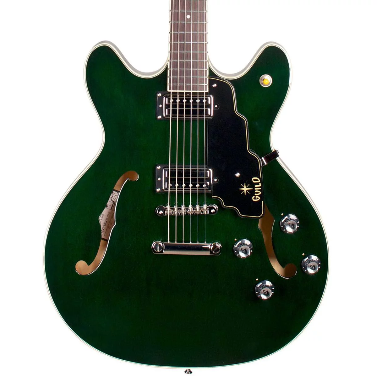 Guild Starfire IV Maple Semi Hollow Body Electric Guitar with Case - Blem #B292 - Curated Treasures Market