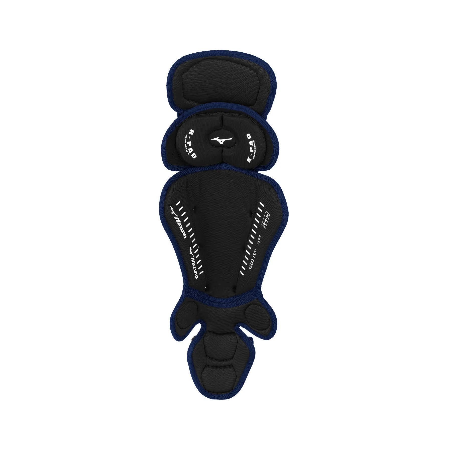 Mizuno Samurai 14.5 inch Youth Shin Guards - Navy/Red